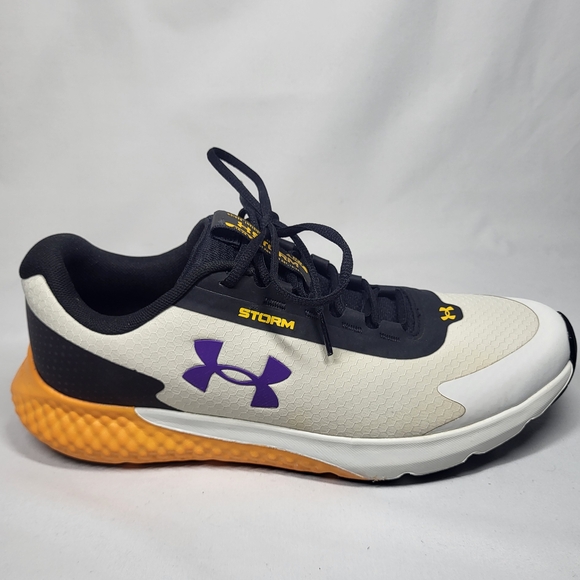 Under Armour Other - Under Armour Men's Athletic Shoe - White/Black/Purple/Orange